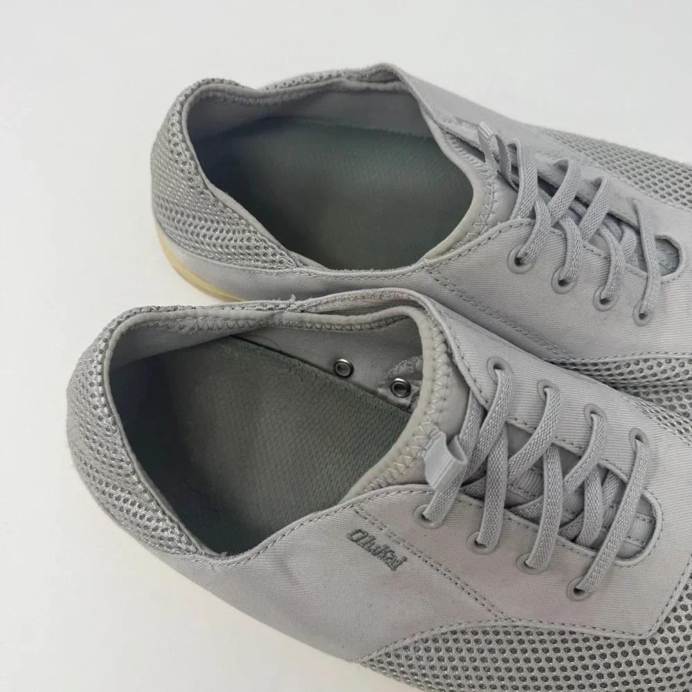 OluKai Nohea Moku Mens Grey Mesh Boat Shoes Sneakers‎ 10283-7BDW Size 12